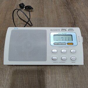 Sony ICF-M410V AM FM TV Weather Band Radio – Tested, Works Great